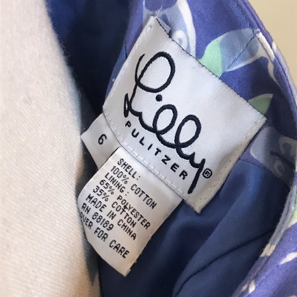 VTG 90s Lilly Pulitzer Open Back Dress Halter Sz 6 - Picture 7 of 7